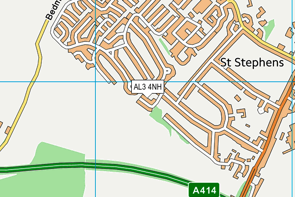 AL3 4NH map - OS VectorMap District (Ordnance Survey)