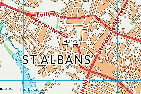 AL3 4PN map - OS VectorMap District (Ordnance Survey)