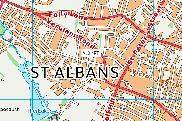 AL3 4PT map - OS VectorMap District (Ordnance Survey)