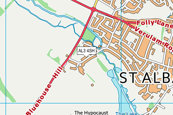 AL3 4SH map - OS VectorMap District (Ordnance Survey)