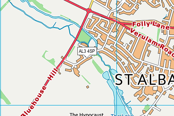 AL3 4SP map - OS VectorMap District (Ordnance Survey)