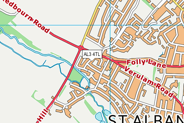 AL3 4TL map - OS VectorMap District (Ordnance Survey)