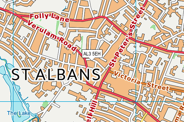 AL3 5EH map - OS VectorMap District (Ordnance Survey)