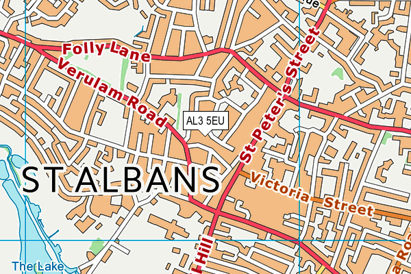 AL3 5EU map - OS VectorMap District (Ordnance Survey)
