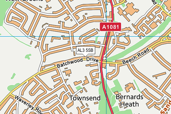 Map of BEDFORD BI-FOLDS LTD at district scale