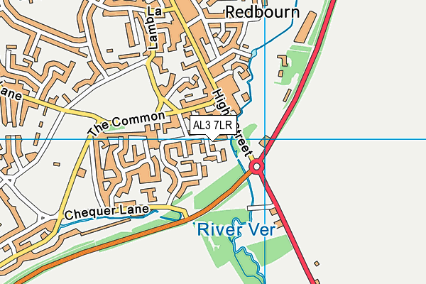 AL3 7LR map - OS VectorMap District (Ordnance Survey)