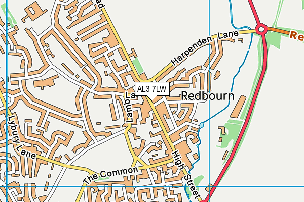 Map of TOWN & COUNTRY EDLESBOROUGH LIMITED at district scale