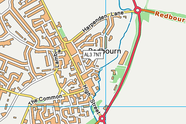 AL3 7NT map - OS VectorMap District (Ordnance Survey)