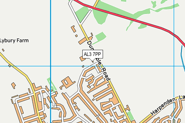 Redbourn Leisure Centre map (AL3 7PP) - OS VectorMap District (Ordnance Survey)