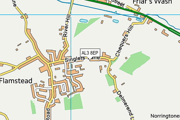 AL3 8EP map - OS VectorMap District (Ordnance Survey)