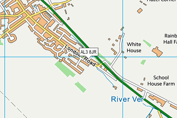 AL3 8JR map - OS VectorMap District (Ordnance Survey)