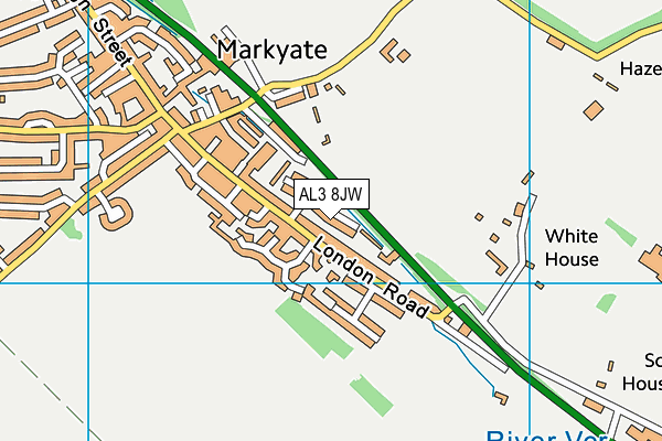 AL3 8JW map - OS VectorMap District (Ordnance Survey)