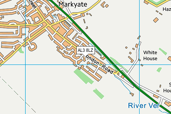 AL3 8LZ map - OS VectorMap District (Ordnance Survey)