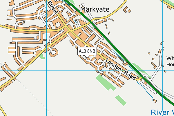 AL3 8NB map - OS VectorMap District (Ordnance Survey)
