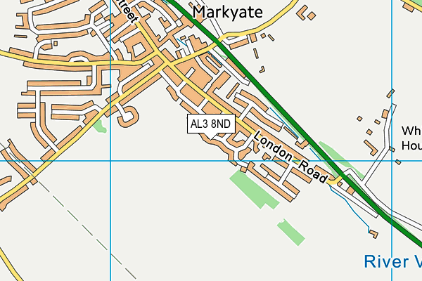 AL3 8ND map - OS VectorMap District (Ordnance Survey)