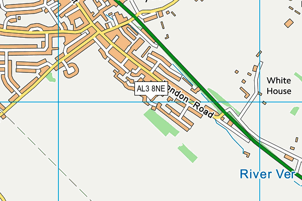 AL3 8NE map - OS VectorMap District (Ordnance Survey)