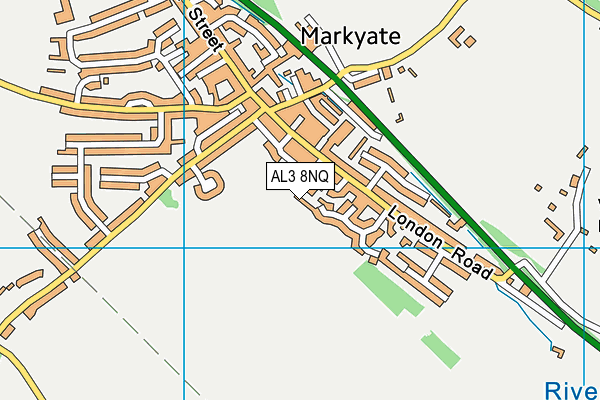 AL3 8NQ map - OS VectorMap District (Ordnance Survey)