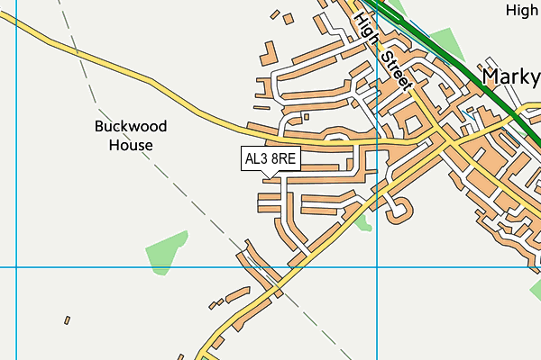 AL3 8RE map - OS VectorMap District (Ordnance Survey)