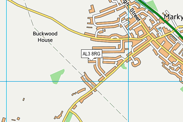 AL3 8RG map - OS VectorMap District (Ordnance Survey)