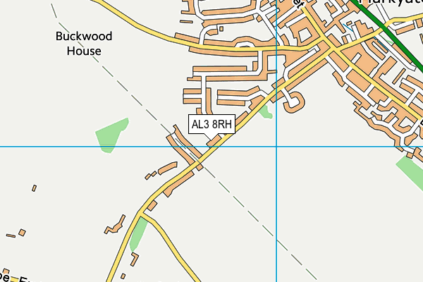 AL3 8RH map - OS VectorMap District (Ordnance Survey)