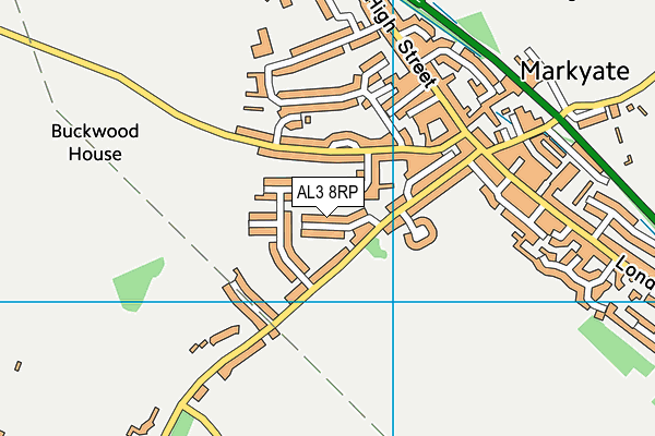 AL3 8RP map - OS VectorMap District (Ordnance Survey)