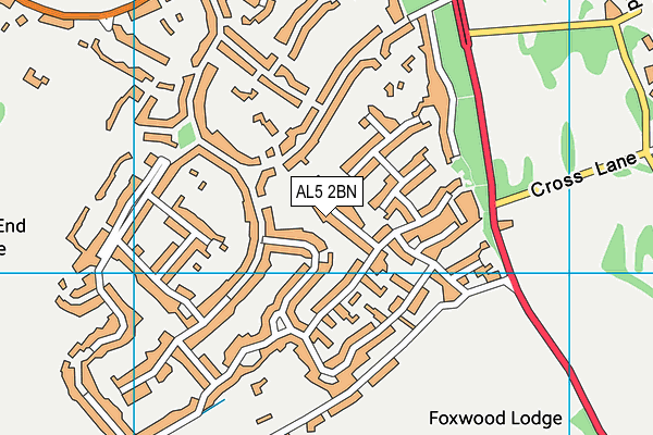 Map of ZEBRA STRIPE FILMS LIMITED at district scale