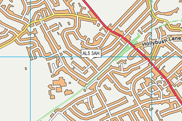 AL5 3AH map - OS VectorMap District (Ordnance Survey)