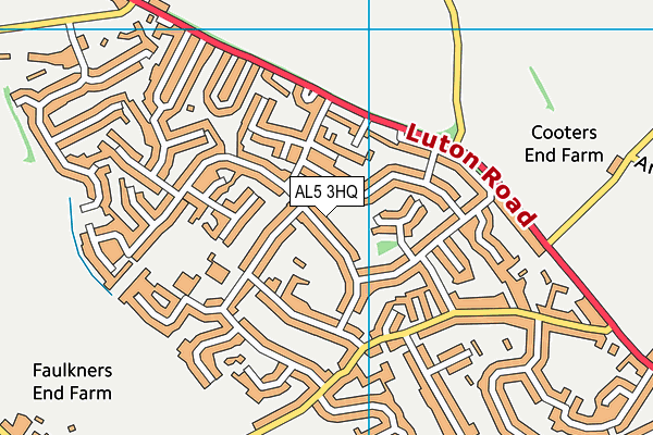 AL5 3HQ map - OS VectorMap District (Ordnance Survey)