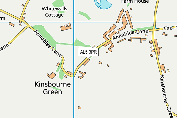 AL5 3PR map - OS VectorMap District (Ordnance Survey)