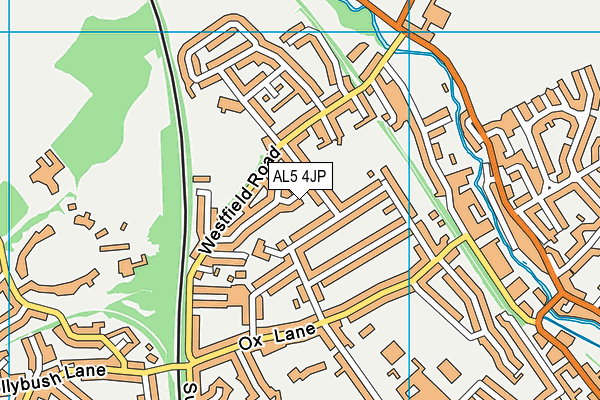 AL5 4JP map - OS VectorMap District (Ordnance Survey)