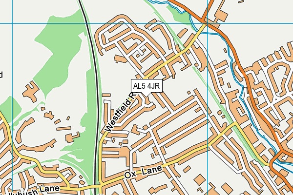 AL5 4JR map - OS VectorMap District (Ordnance Survey)