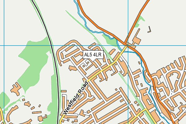 AL5 4LR map - OS VectorMap District (Ordnance Survey)
