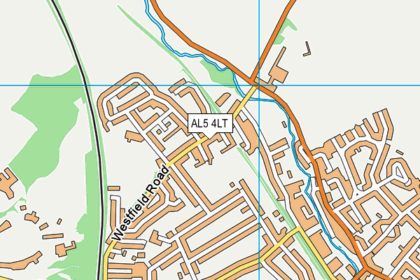 AL5 4LT map - OS VectorMap District (Ordnance Survey)