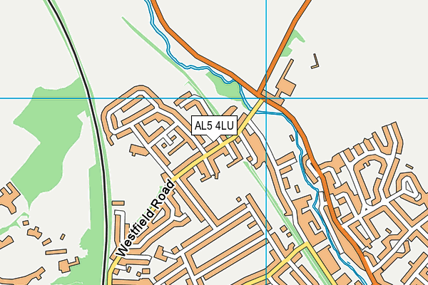 AL5 4LU map - OS VectorMap District (Ordnance Survey)