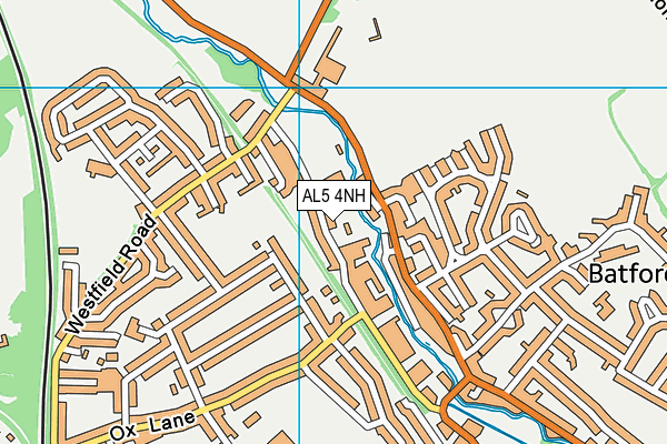 AL5 4NH map - OS VectorMap District (Ordnance Survey)