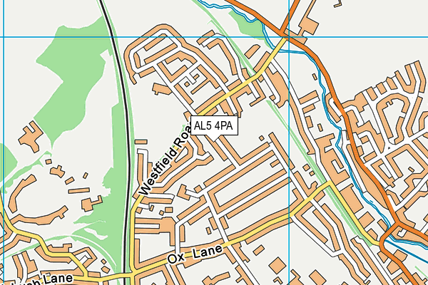 AL5 4PA map - OS VectorMap District (Ordnance Survey)