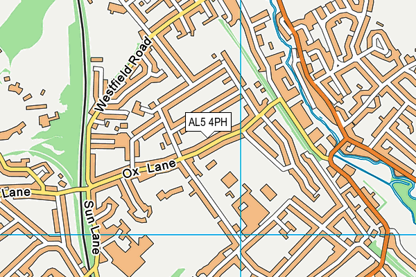AL5 4PH map - OS VectorMap District (Ordnance Survey)