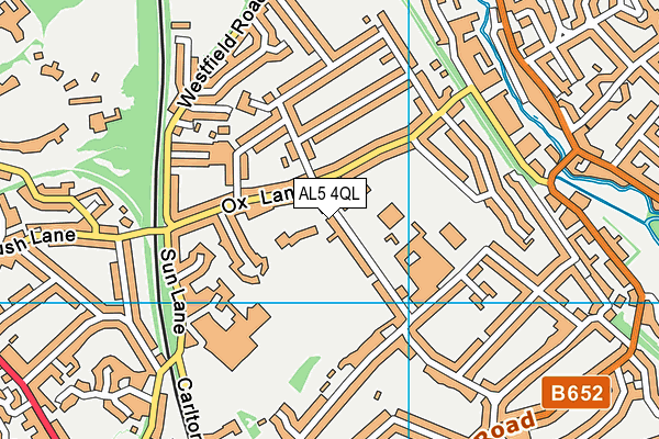AL5 4QL map - OS VectorMap District (Ordnance Survey)