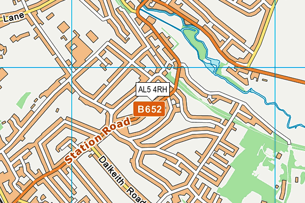 AL5 4RH map - OS VectorMap District (Ordnance Survey)