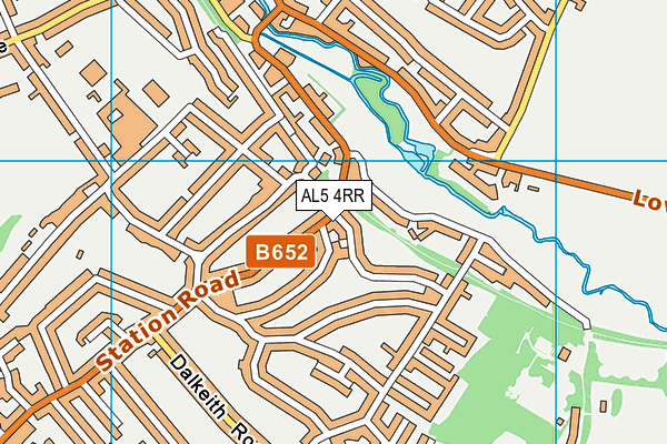 AL5 4RR map - OS VectorMap District (Ordnance Survey)