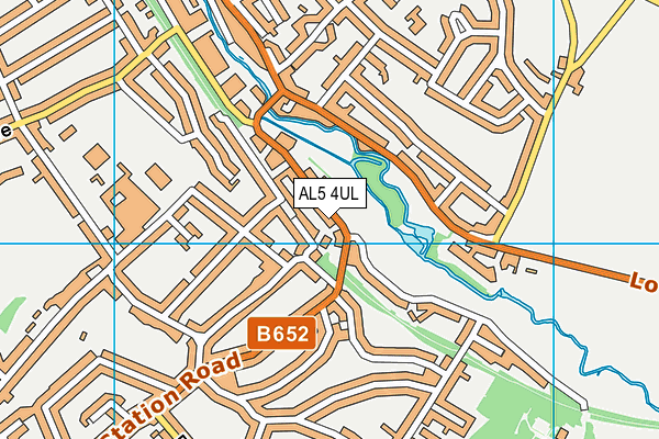 AL5 4UL map - OS VectorMap District (Ordnance Survey)