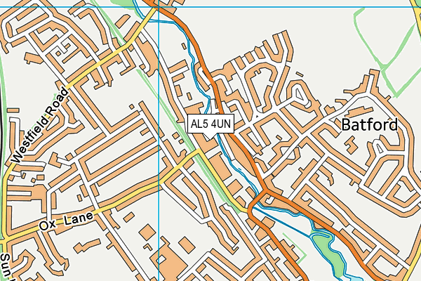 AL5 4UN map - OS VectorMap District (Ordnance Survey)