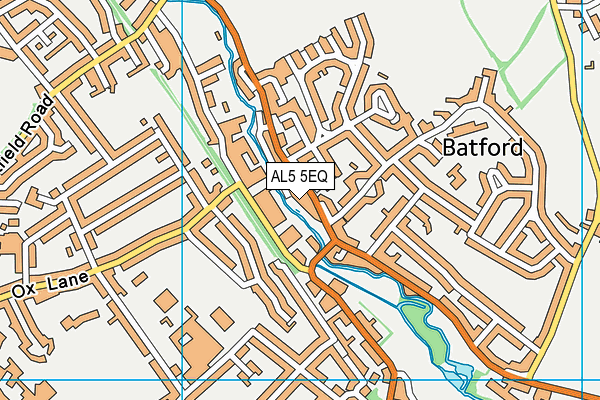 AL5 5EQ map - OS VectorMap District (Ordnance Survey)
