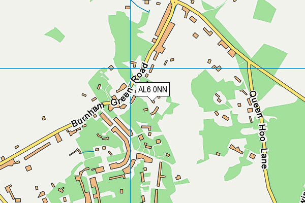 AL6 0NN map - OS VectorMap District (Ordnance Survey)