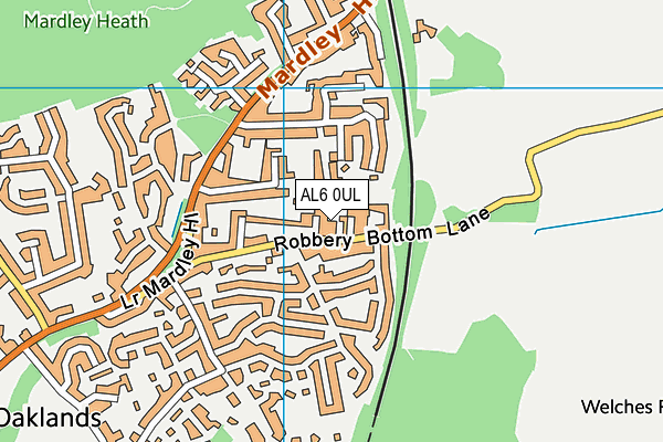 Map of WELWYN FLOORING LIMITED at district scale