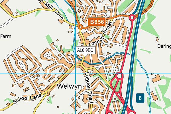 Map of TM WELWYN LIMITED at district scale