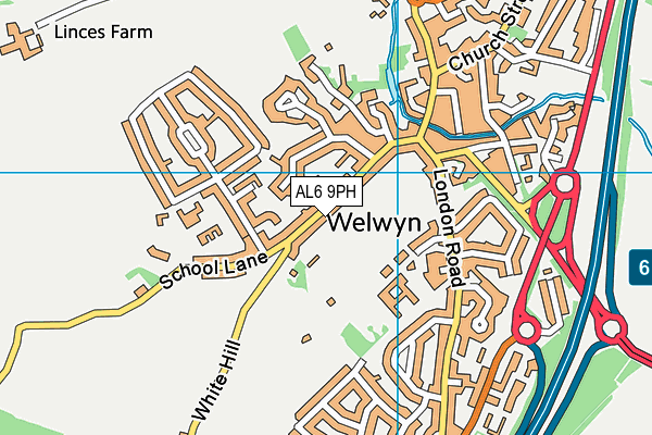 Map of OLD WELWYN MOT LTD at district scale