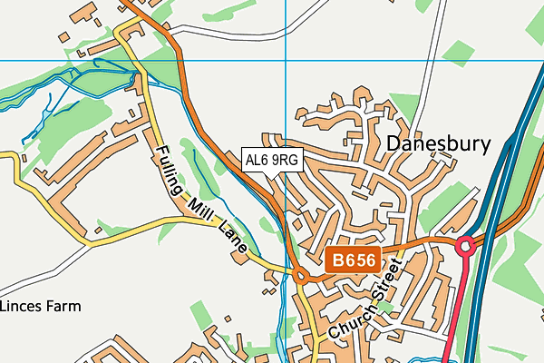 Map of PROFUSION WELWYN LIMITED at district scale