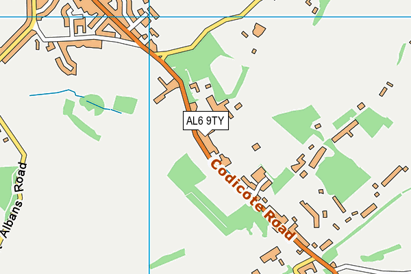 Map of METRO ESTATES (WELWYN) LIMITED at district scale