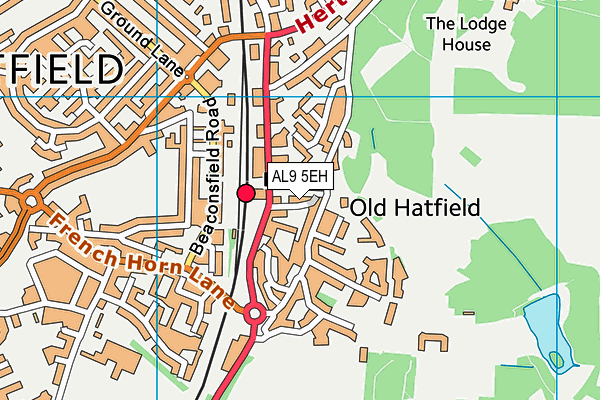 Map of DANIEL FIELD PRODUCTS LIMITED at district scale